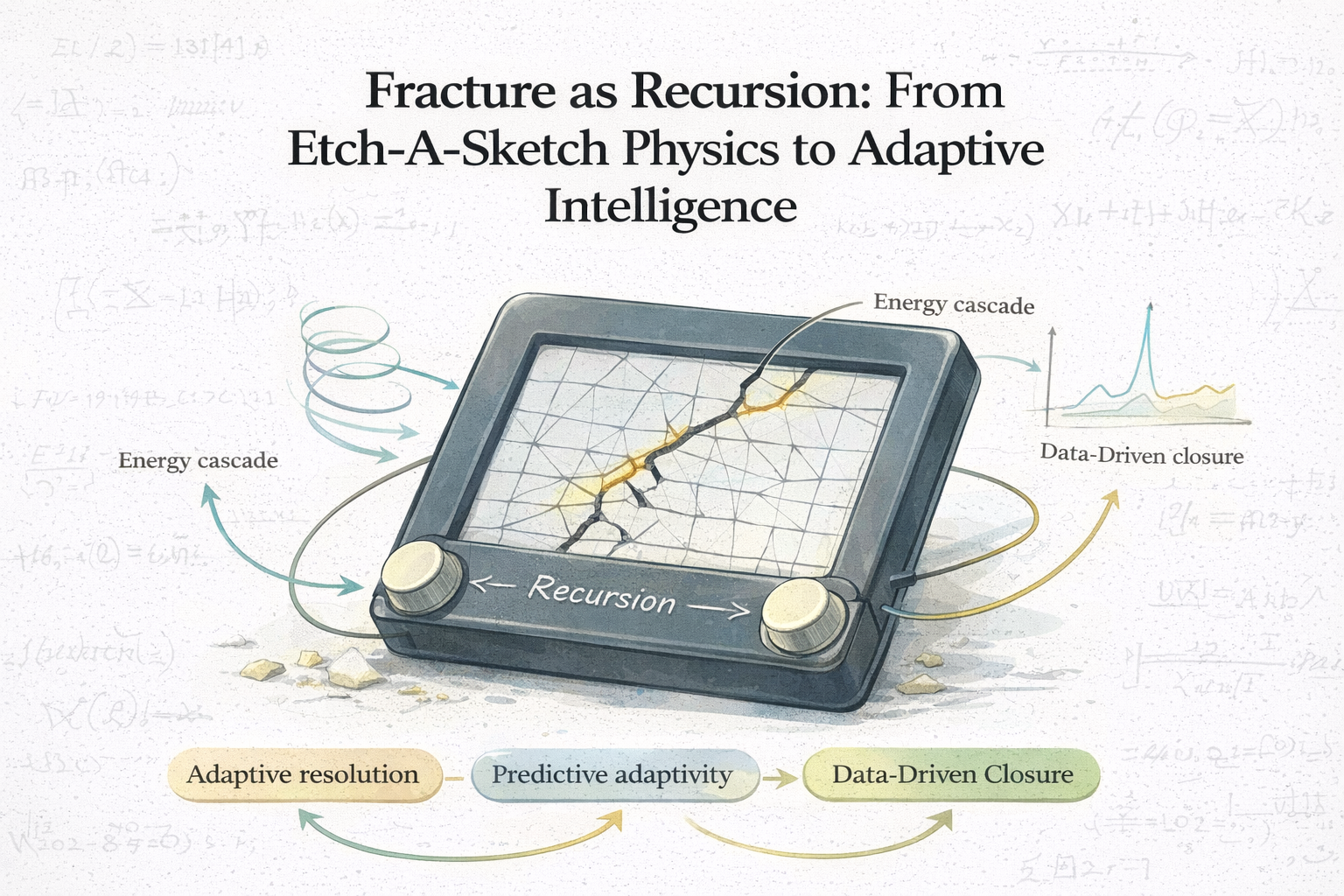 Fracture as Recursion: From Etch-A-Sketch Physics to Adaptive Intelligence