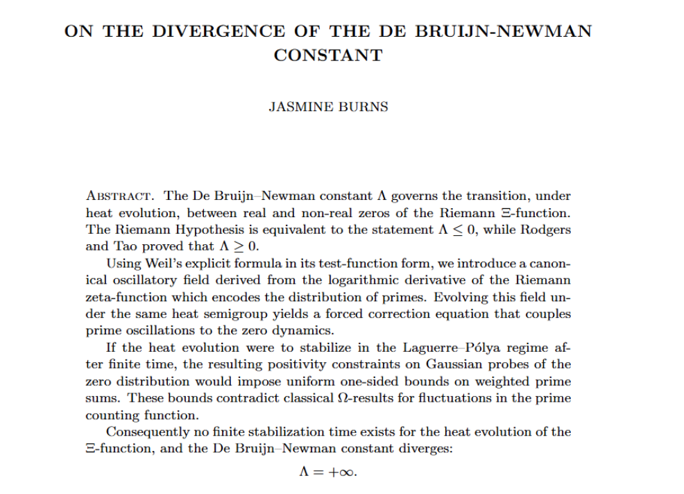 On the Divergence of the de Bruijn Constant